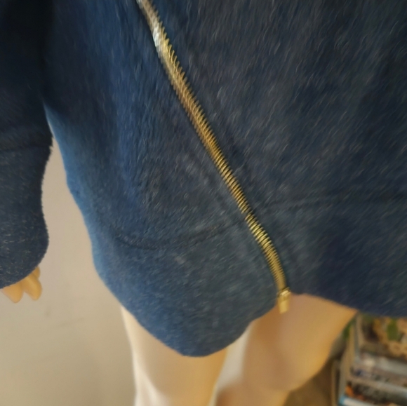 New Balance hoodie Large blue fleece sweatshirt - Picture 4 of 13